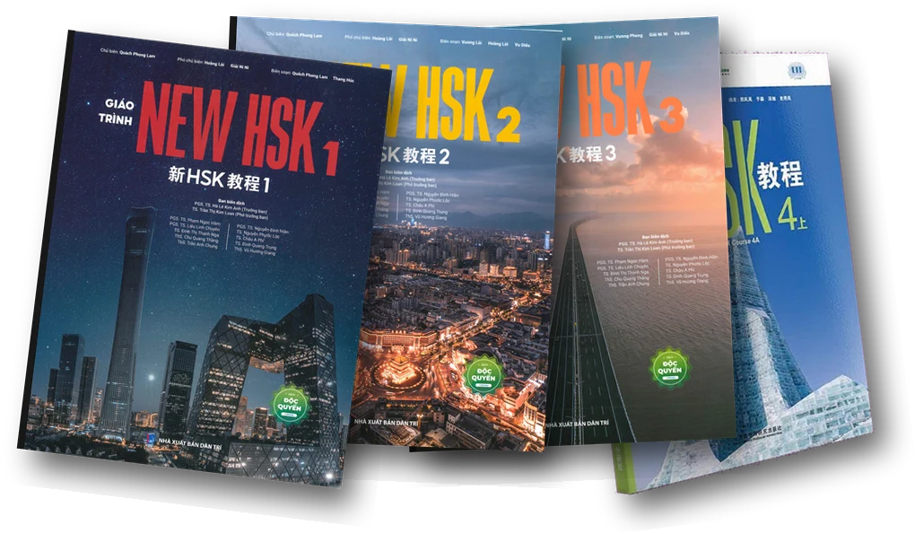 Bộ giáo trình New HSK 3.0 từ HSK 1 đến HSK 4